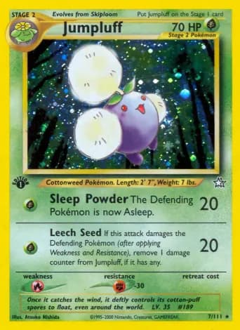 Jumpluff Pokémon card #7