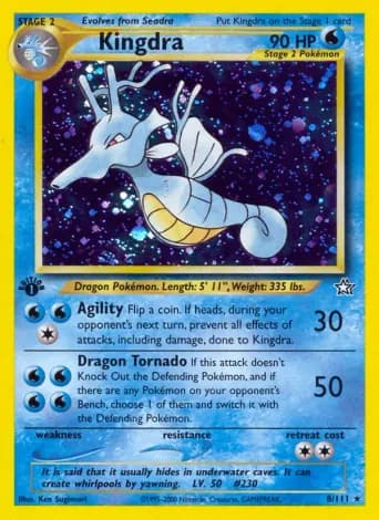 Kingdra Pokémon card #8