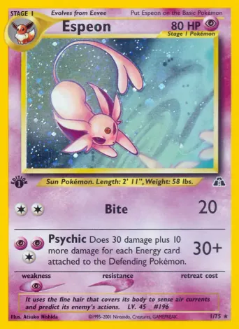 Espeon Pokémon card #1