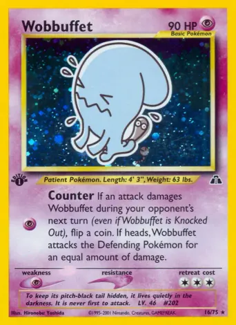 Wobbuffet Pokémon card #16