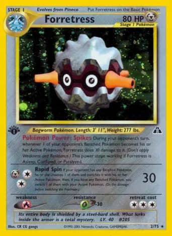 Forretress Pokémon card #2