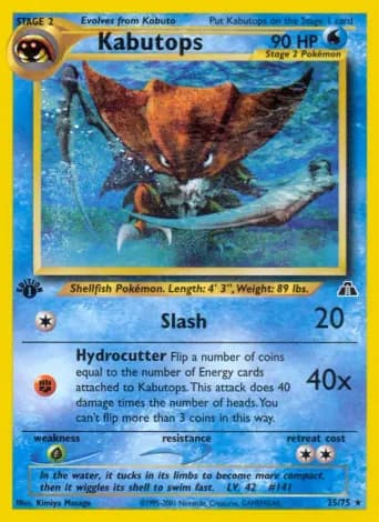 Kabutops Pokémon card #25