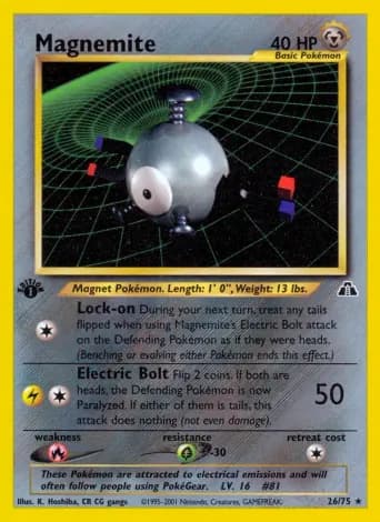 Magnemite Pokémon card #26