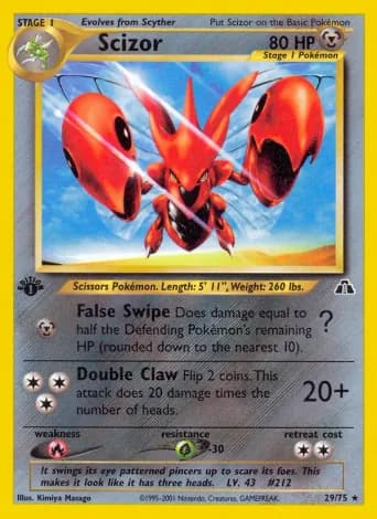 Scizor Pokémon card #29