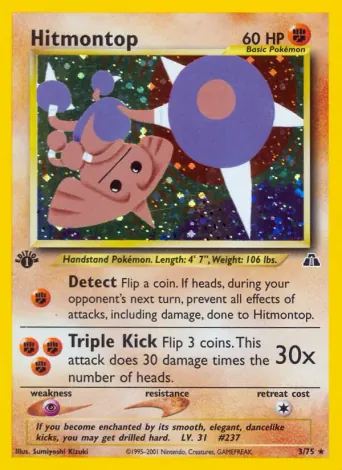 Hitmontop Pokémon card #3