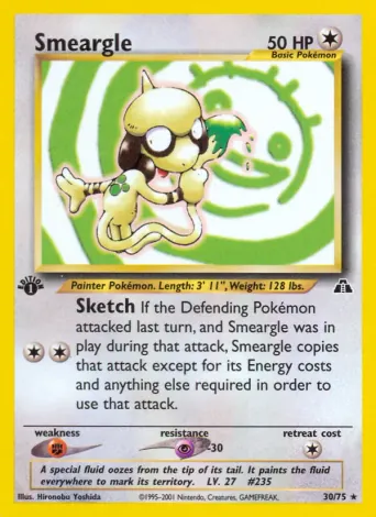 Smeargle Pokémon card #30