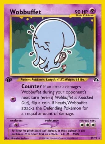 Wobbuffet Pokémon card #35