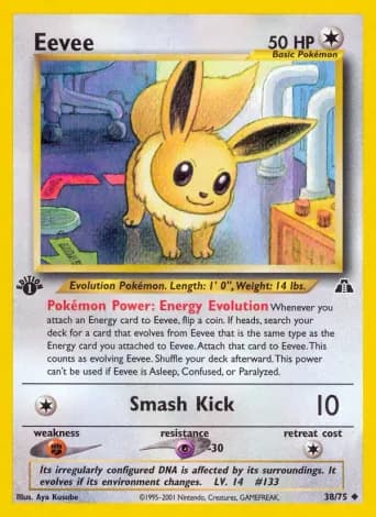Eevee Pokémon card #38