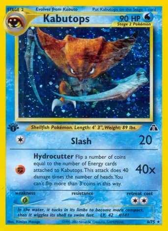 Kabutops Pokémon card #6
