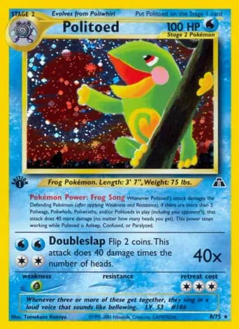 Politoed Pokémon card #8
