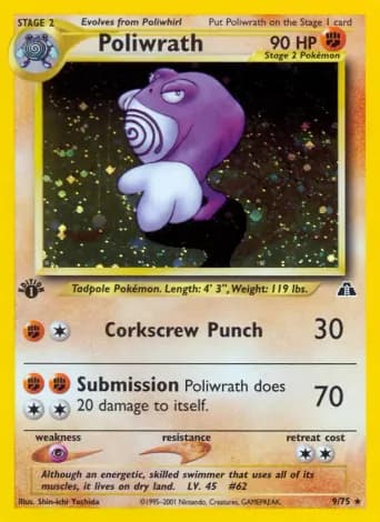 Poliwrath Pokémon card #9