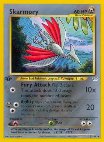 Skarmory Pokémon card #23