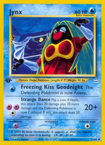 Jynx Pokémon card #31