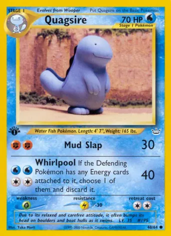 Quagsire Pokémon card #48