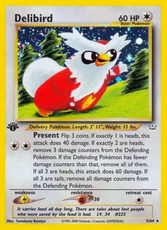 Delibird Pokémon card #5