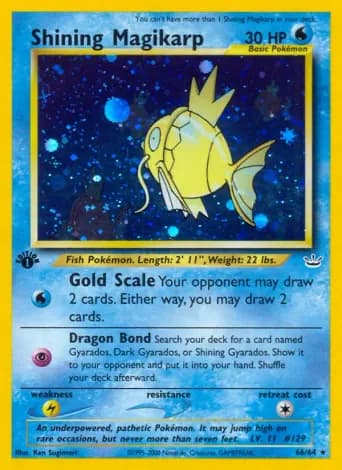 Shining Magikarp Pokémon card #66