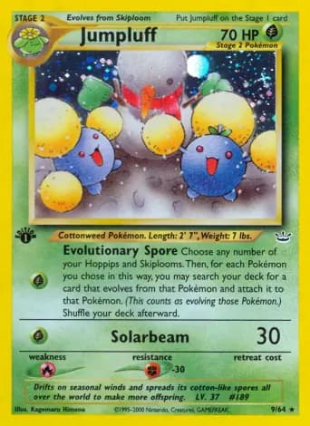 Jumpluff Pokémon card #9