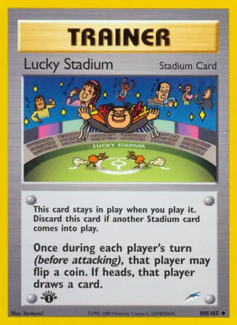 Lucky Stadium Pokémon card #100