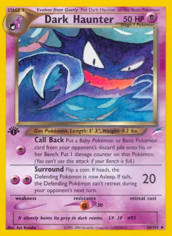 Dark Haunter Pokémon card #36