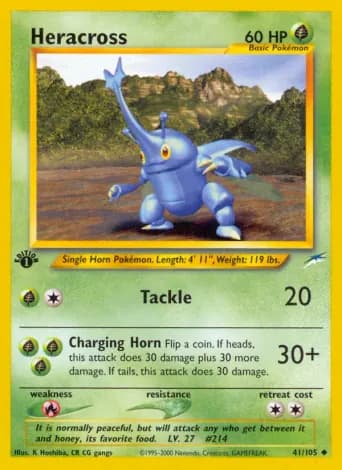 Heracross Pokémon card #41