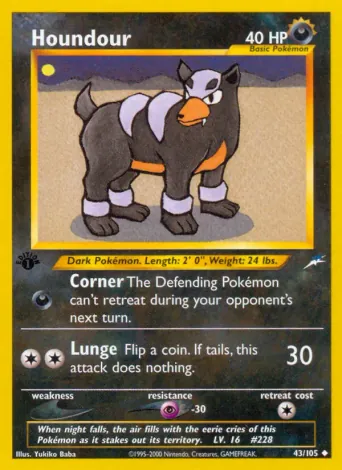 Houndour Pokémon card #43