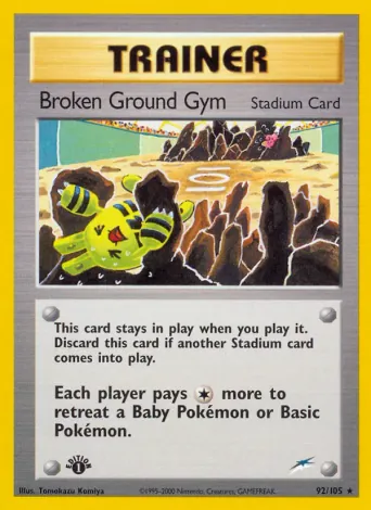 Broken Ground Gym Pokémon card #92