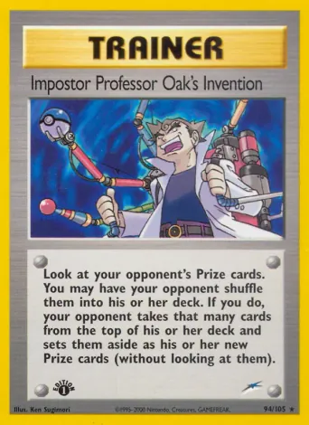 Impostor Professor Oak's Invention Pokémon card #94