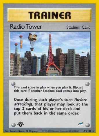 Radio Tower Pokémon card #95