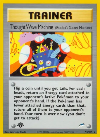 Thought Wave Machine (Rocket's Secret Machine) Pokémon card #96