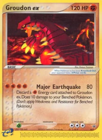 Groudon ex Pokémon card #2