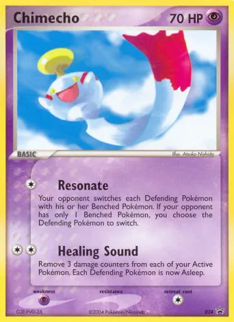 Chimecho Pokémon card #24