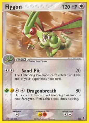 Flygon Pokémon card #25