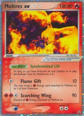 Moltres ex Pokémon card #31