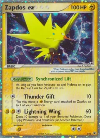 Zapdos ex Pokémon card #33