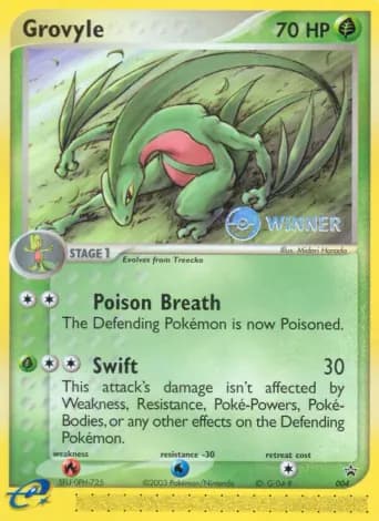 Grovyle Pokémon card #4