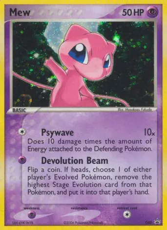 Mew Pokémon card #40