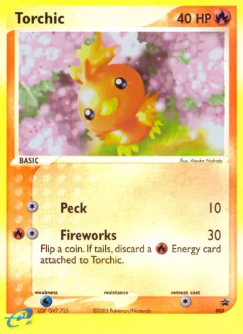 Torchic Pokémon card #8