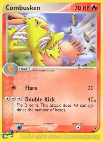 Combusken Pokémon card #9