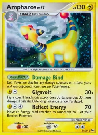 Ampharos Pokémon card #1