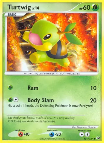 Turtwig Pokémon card #101