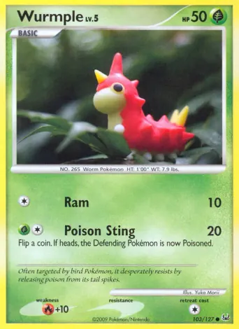 Wurmple Pokémon card #103