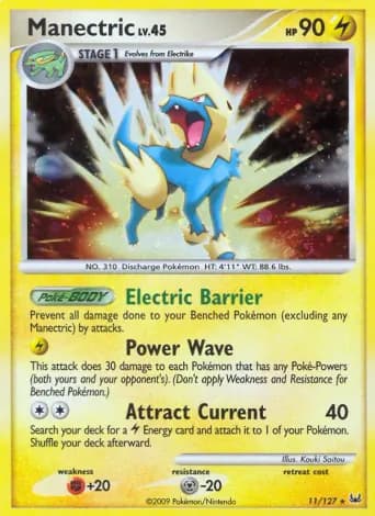Manectric Pokémon card #11