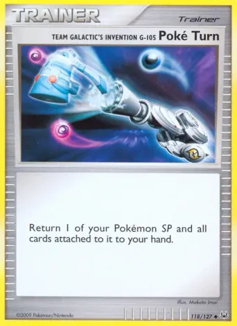 Team Galactic's Invention G-105 Poké Turn Pokémon card #118