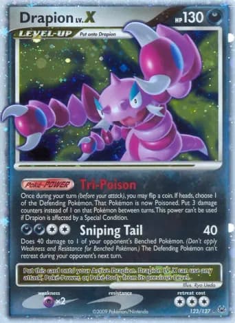 Drapion Pokémon card #123