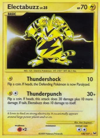 Electabuzz Pokémon card #128