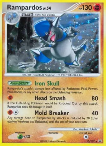 Rampardos Pokémon card #13
