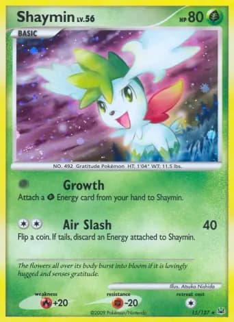 Shaymin Pokémon card #15