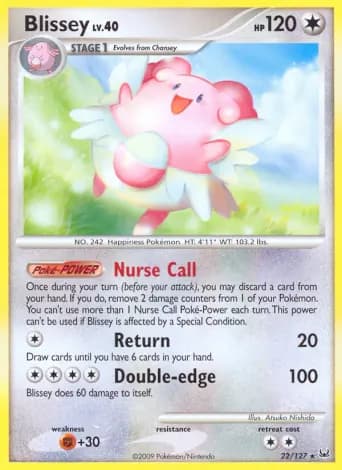 Blissey Pokémon card #22