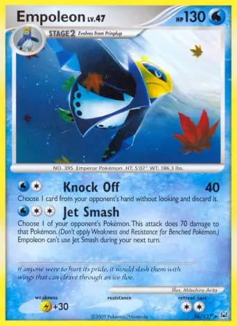 Empoleon Pokémon card #26