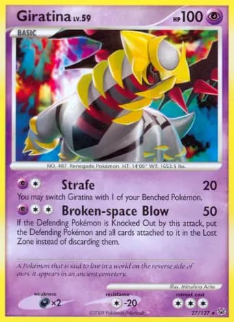 Giratina Pokémon card #27